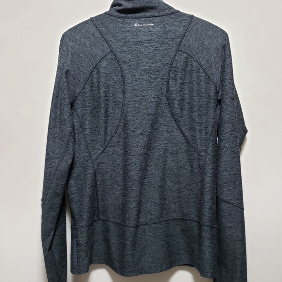 Champion Sport Running Jacket Zip Up Grey Pink Women's Size M NWOT - Picture 2 of 9